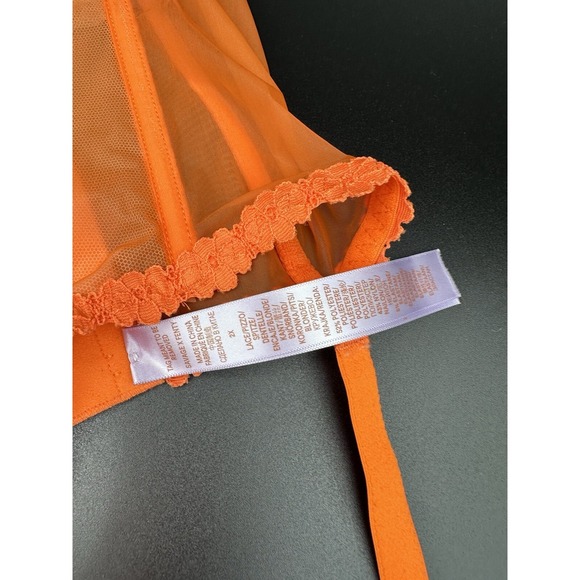 Savage X Fenty Perfect Poppy Corset with Garter Straps 1X NWT With Panties 2XL - Picture 4 of 5